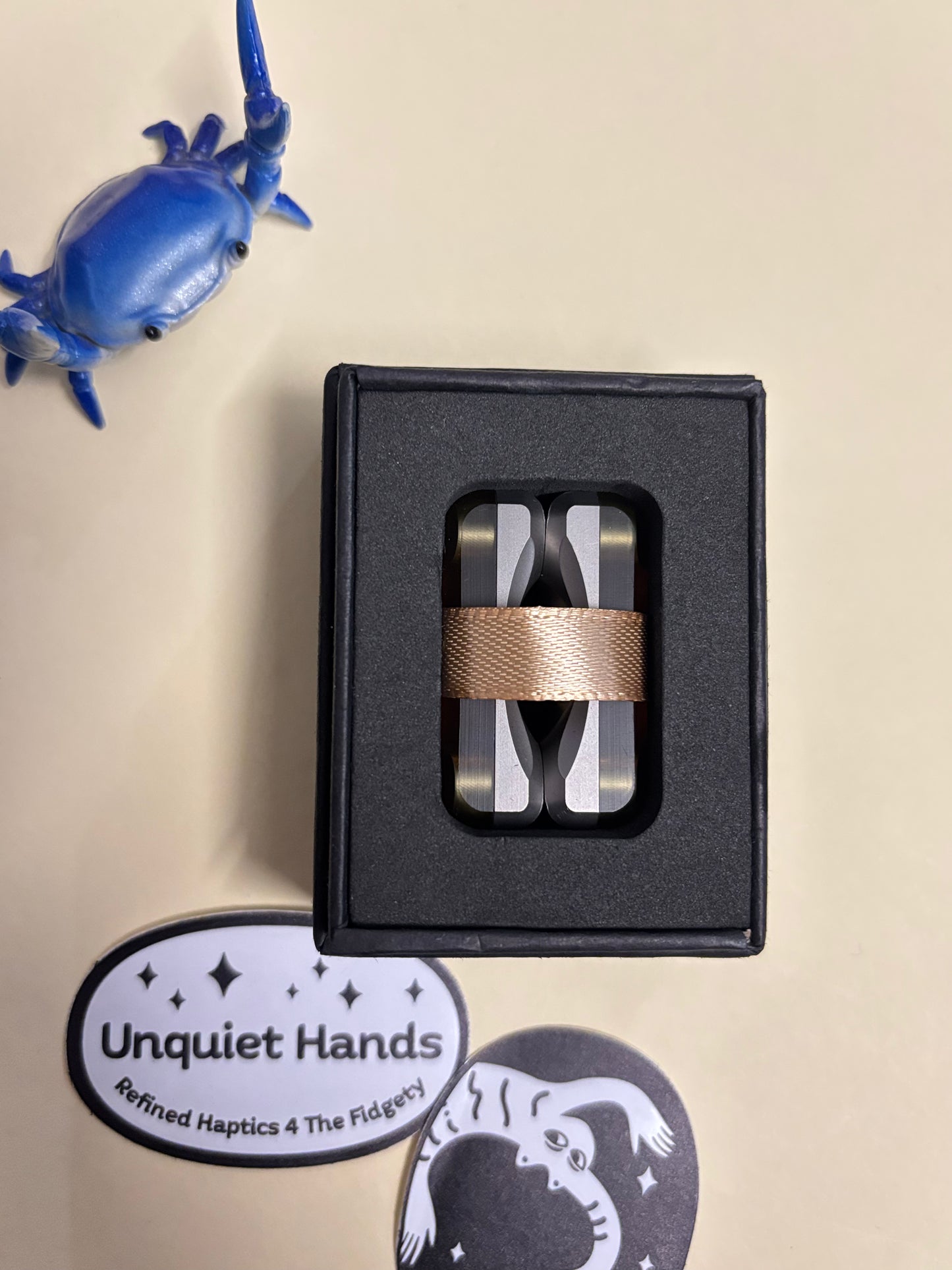 UQH - Gravity clicker  -  Super G - Hybrid Ultem/TI - Fidget toy
