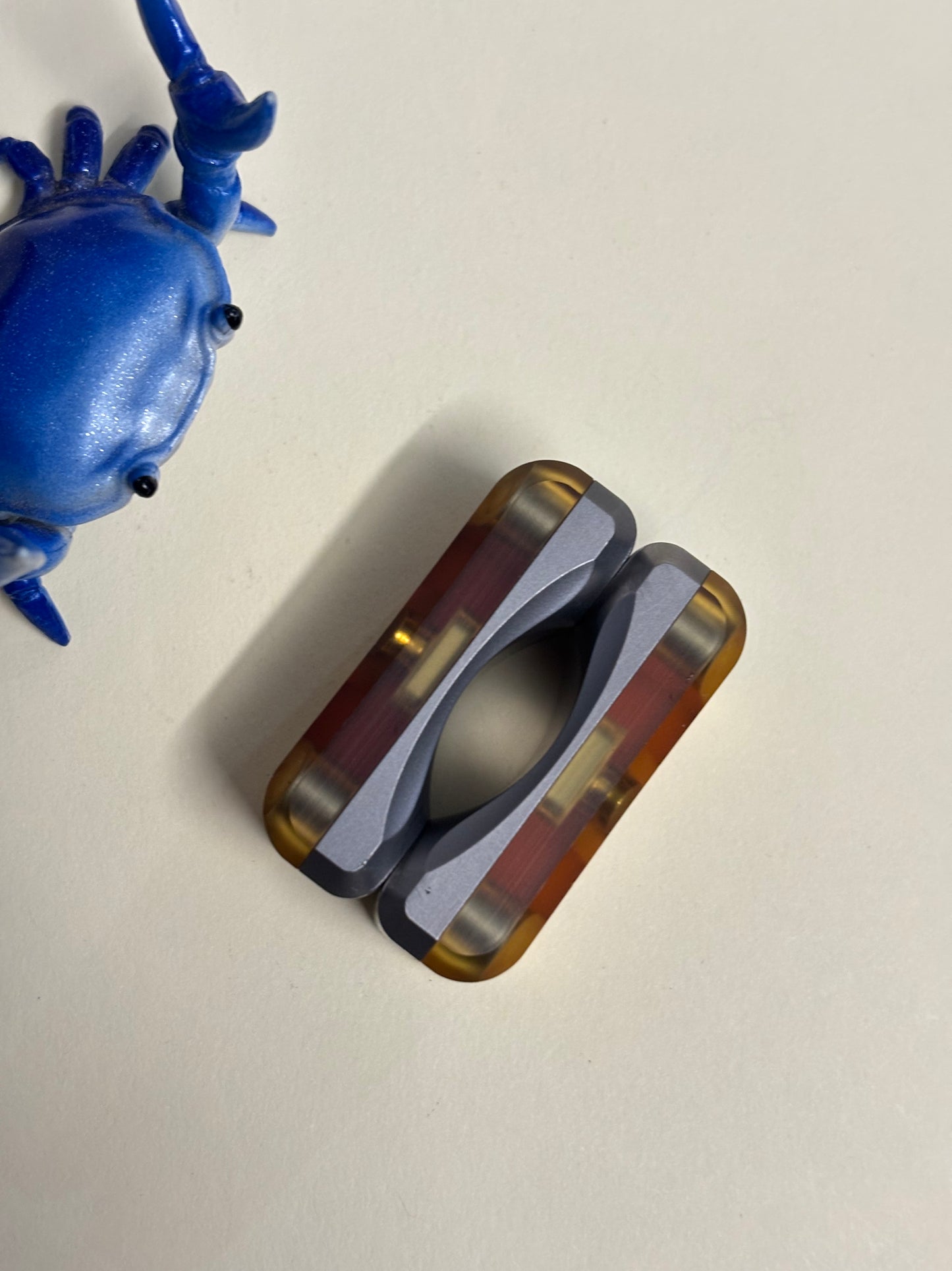 UQH - Gravity clicker  -  Super G - Hybrid Ultem/TI - Fidget toy