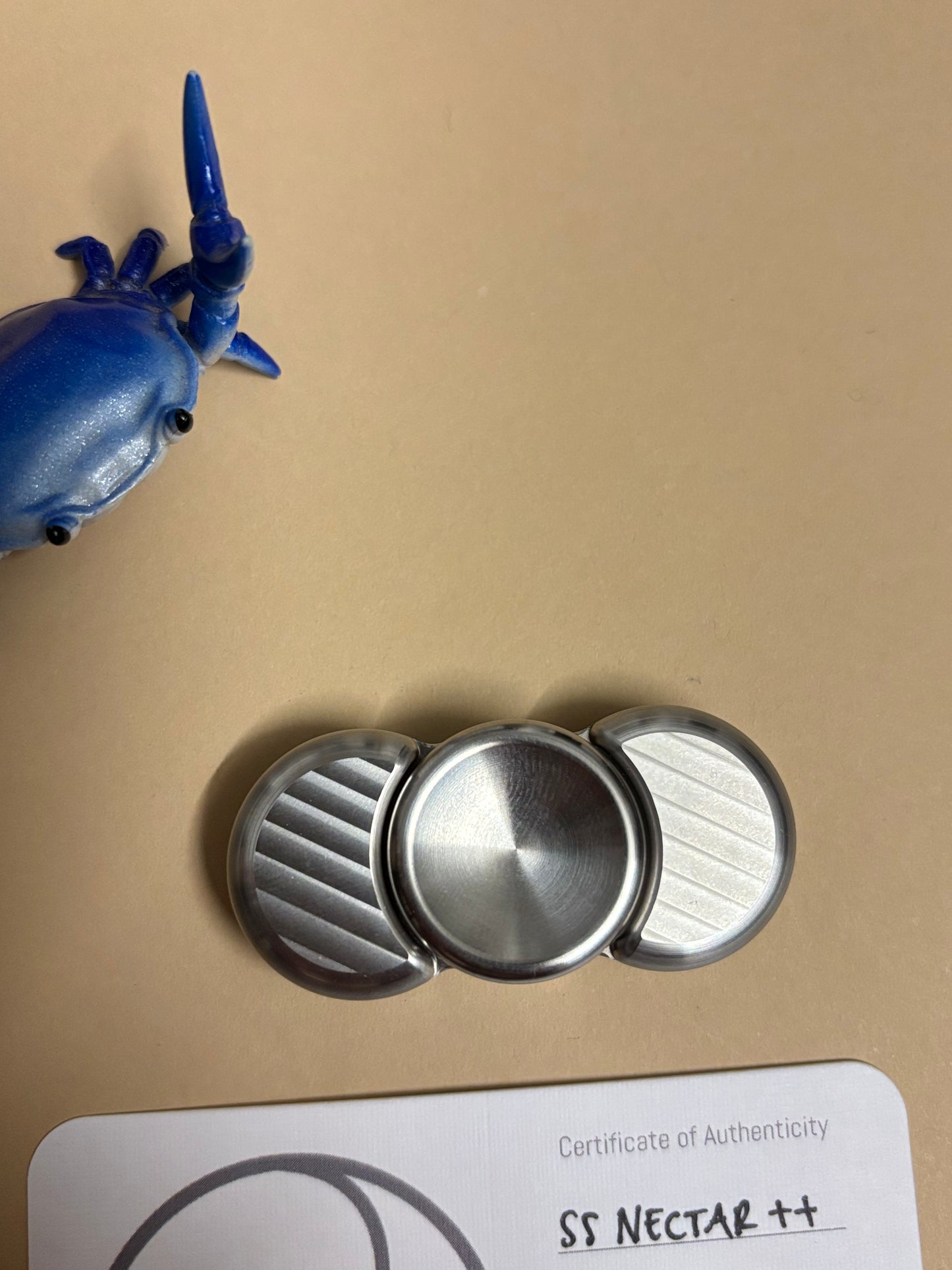 Twoedc - nectar++ stainless steel - Fidget spinner