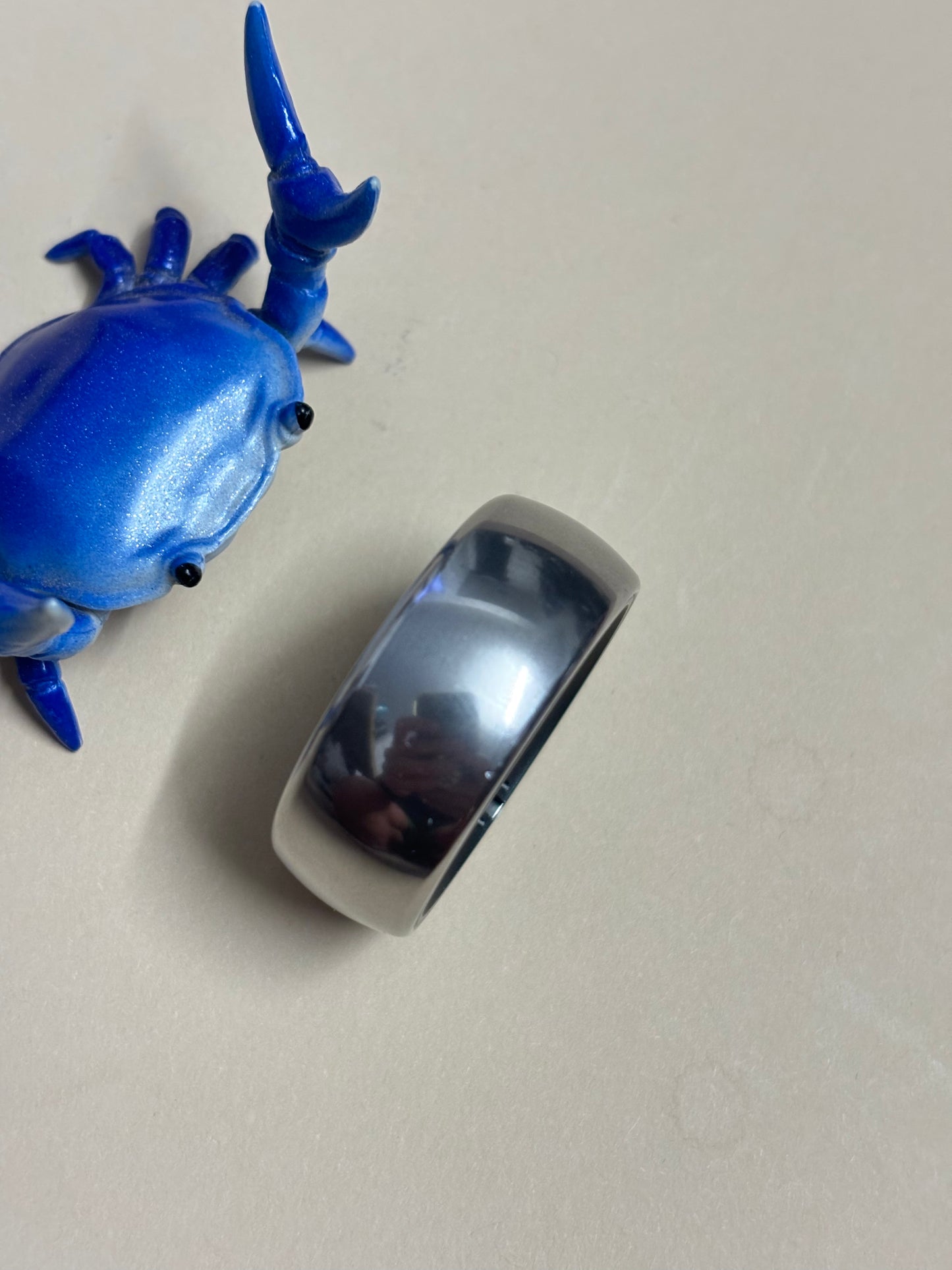 Lautie mechanic ring - ss/zirc  - fidget toy