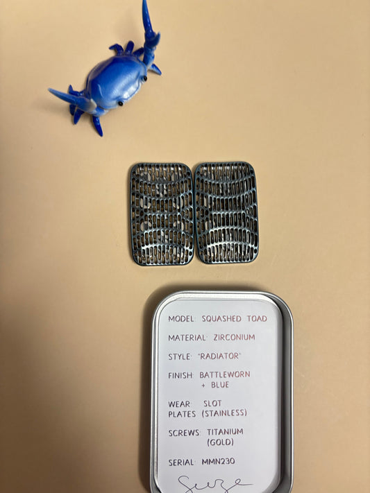 Magnus radiator - zirc with SS plate - fidget toy