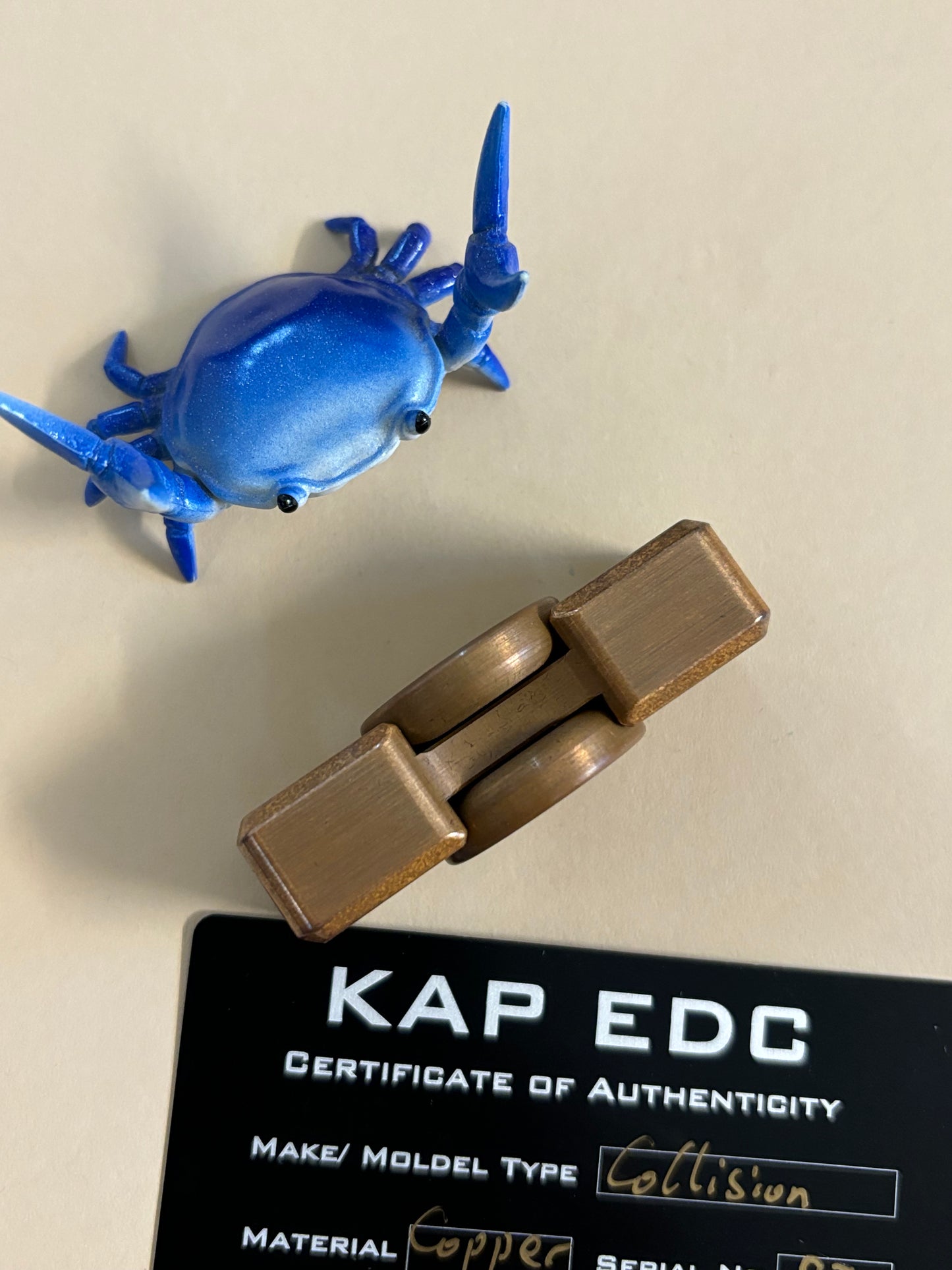 KAP - collision copper fidget spinner - fidget toy