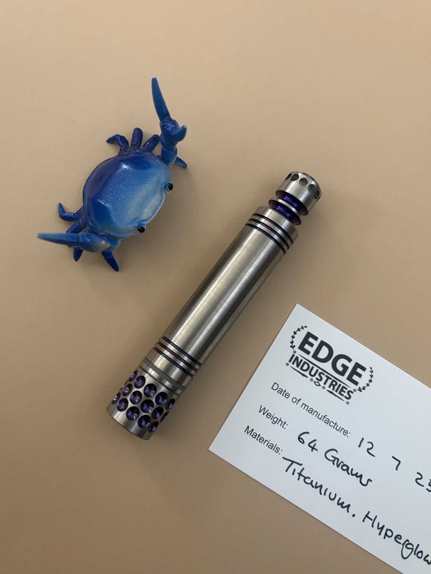 Edge industries - Spin stick / Clicker - TI, hyper glow - fidget toy