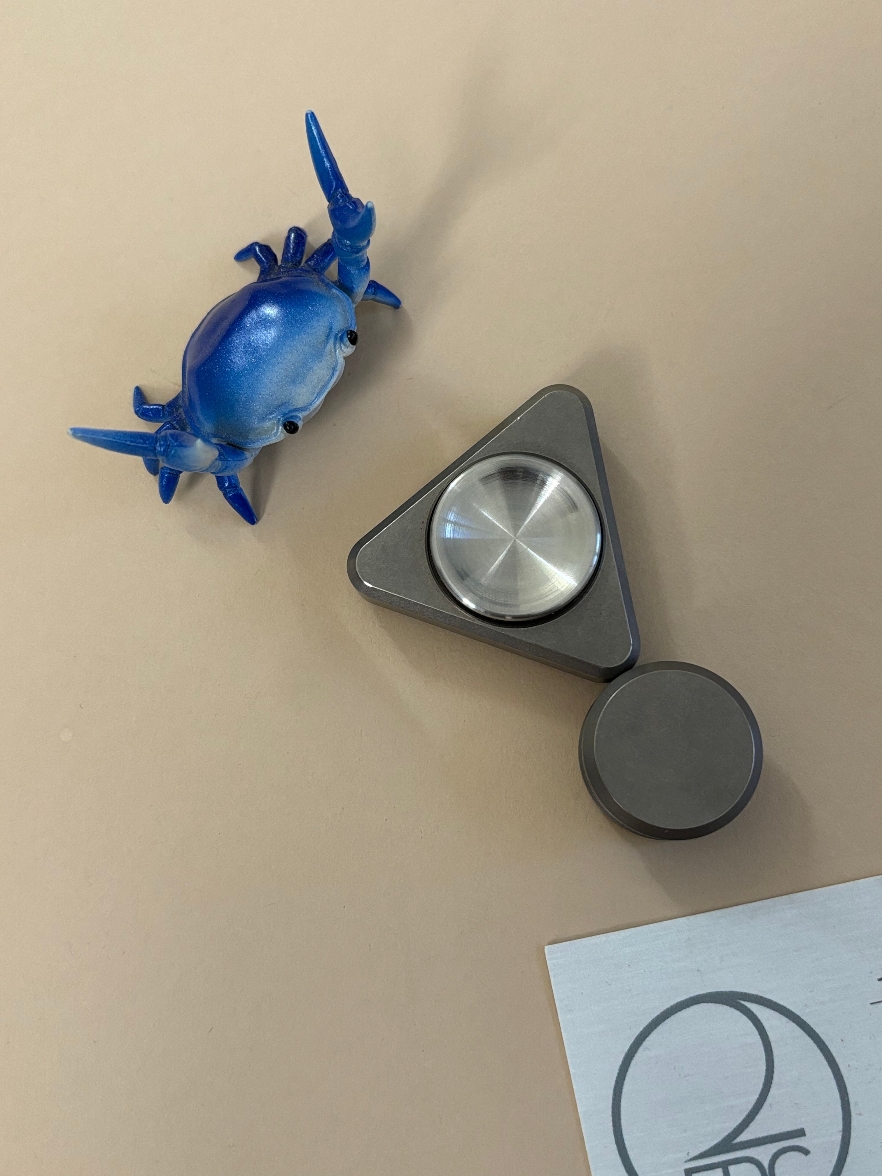 Twoedc - triangle - Titanium - Fidget spinner – Plants Wake You Up