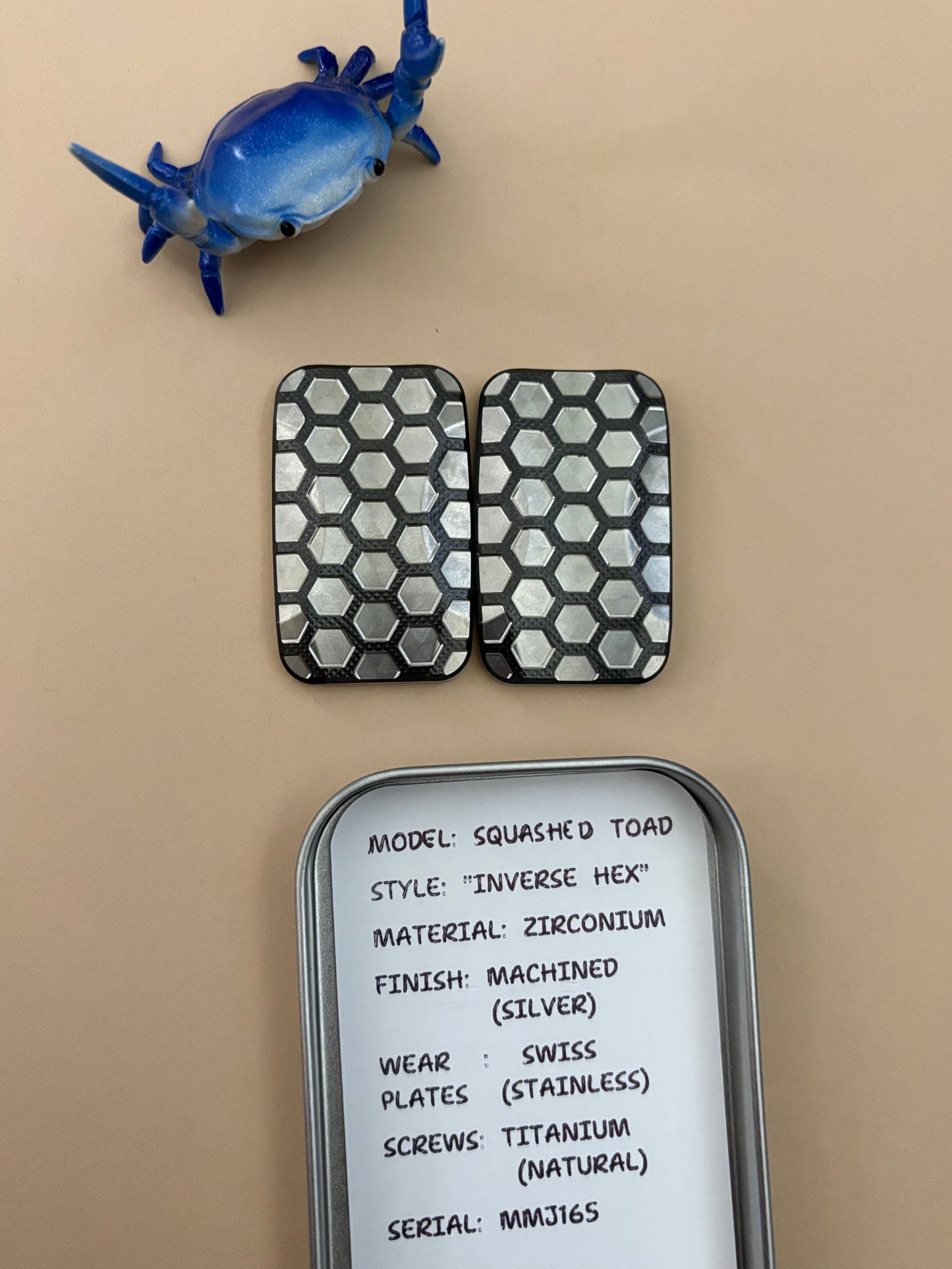 Magnus maglab squash toad inverse hex - zirc/ SS - 3 click