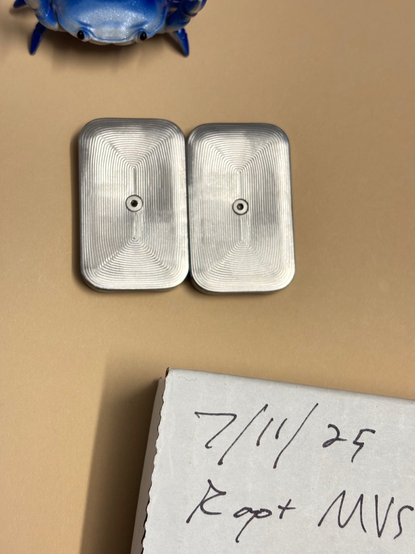 Moduswork Rapt MVS asymmetrical - ss  - slider - fidget toy
