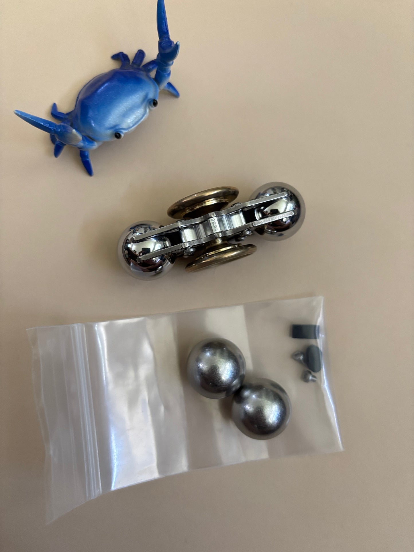 Moduswork Retcore - Al/BRS/SS spinner - fidget toy
