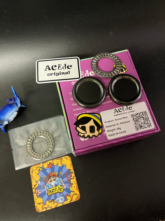 ACEDC milk cap - polish zirc - haptic coin - fidget toy