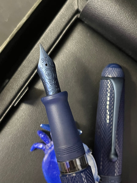 Aurora 888 Blue Mamba - fine nib - limited edition - fountain pen