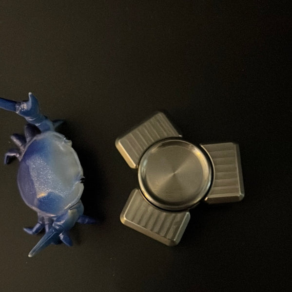 KAP  - tungsten tri collision mini fidget spinner - fidget toy