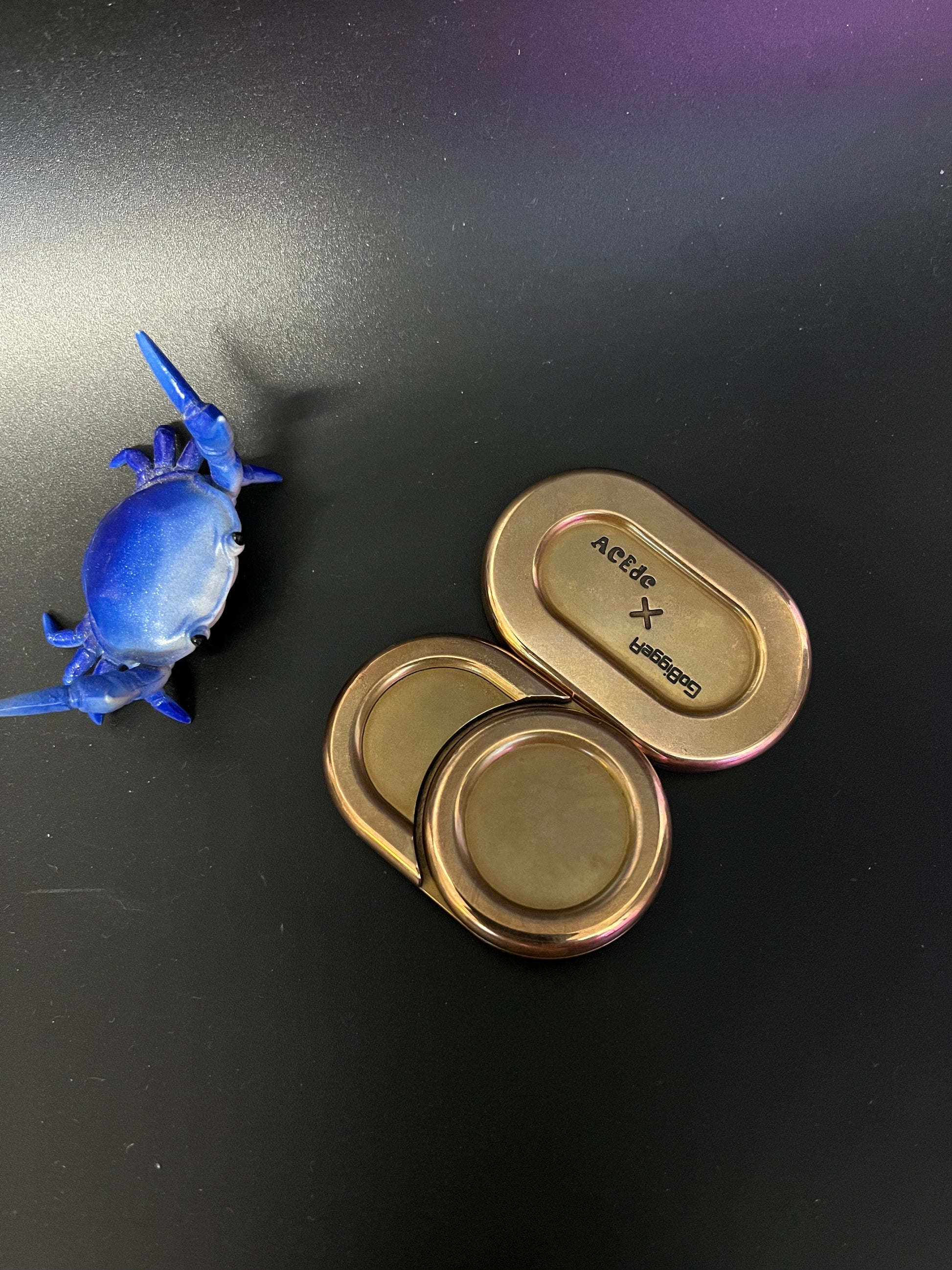 ACEDC x Gobigger - Milkia - Bronze - fidget slider - fidget toy ACEDC x Gobigger - Milkia - Bronze - fidget slider - fidget toy