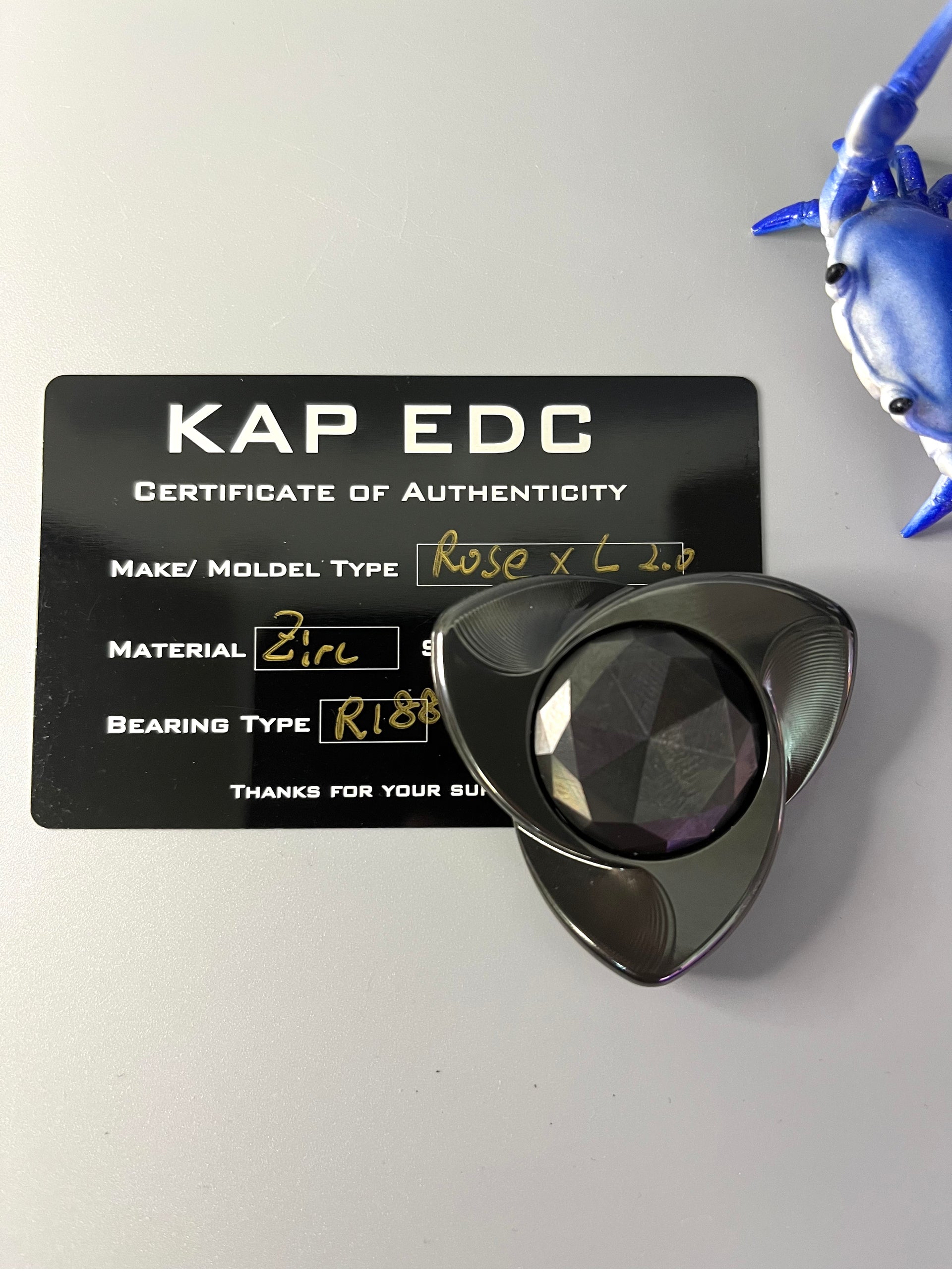 KAP Handcarved Zirc ROSE XL2.0 ハンドスピナー KAP Handcarved Zirc ROSE XL2.0 ハンドスピナー