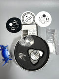 UQH - stainless steel atrium V2  - fidget spinner - Fidget toy