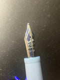 Scribo piuma - broad stub nib - feel grey blue - fountain pen