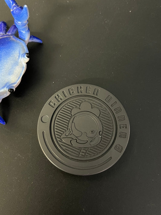 ACEDC - chicken dinner - zirc - haptic coin - fidget toy