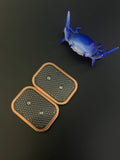 Magnus groove slider copper with zirc plate - fidget toy