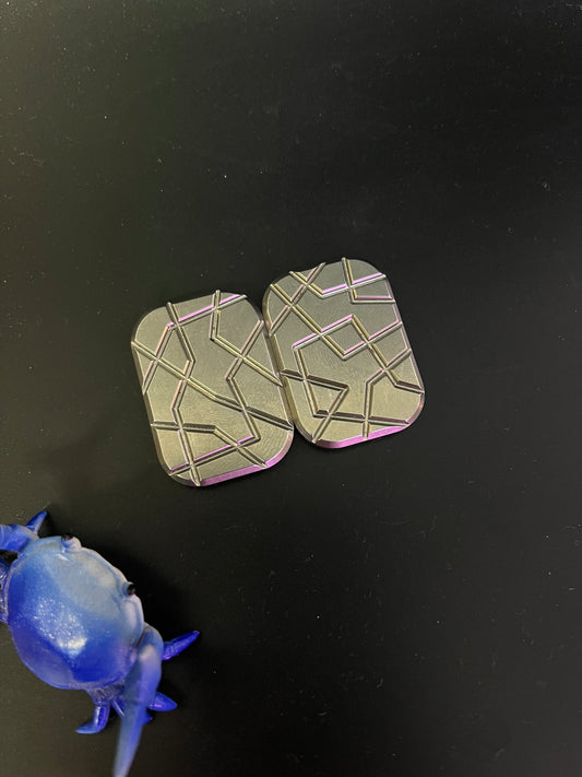 Magnus Titanium crack slider with zirconium plates - fidget toy