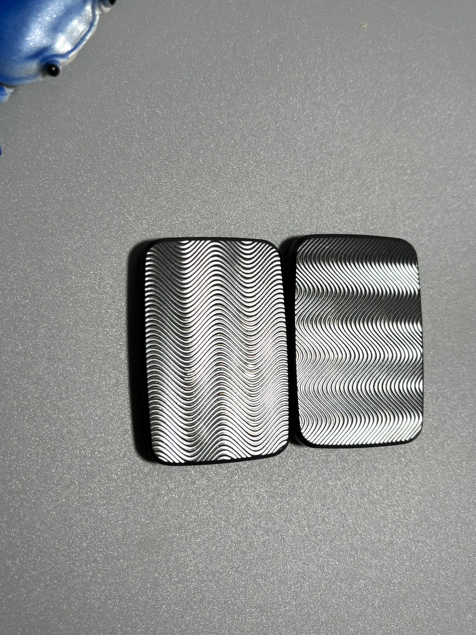 Sliders Titanium Compoform Argyle V3 - laser etched titanium slider – Plants Wake You Up
