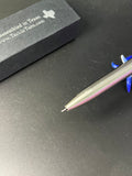 Tactile Turn - Ti slim bolt action pen with Damascus bolt and clip - edc