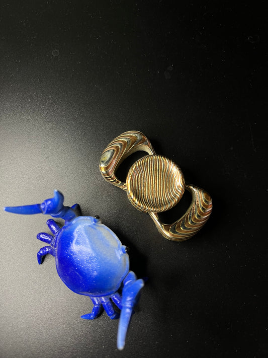 KAP - mokume horizon - fidget spinner - fidget toy