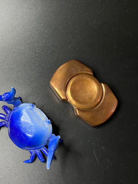 Darkedc  monolith - copper - fidget spinner - fidget toy