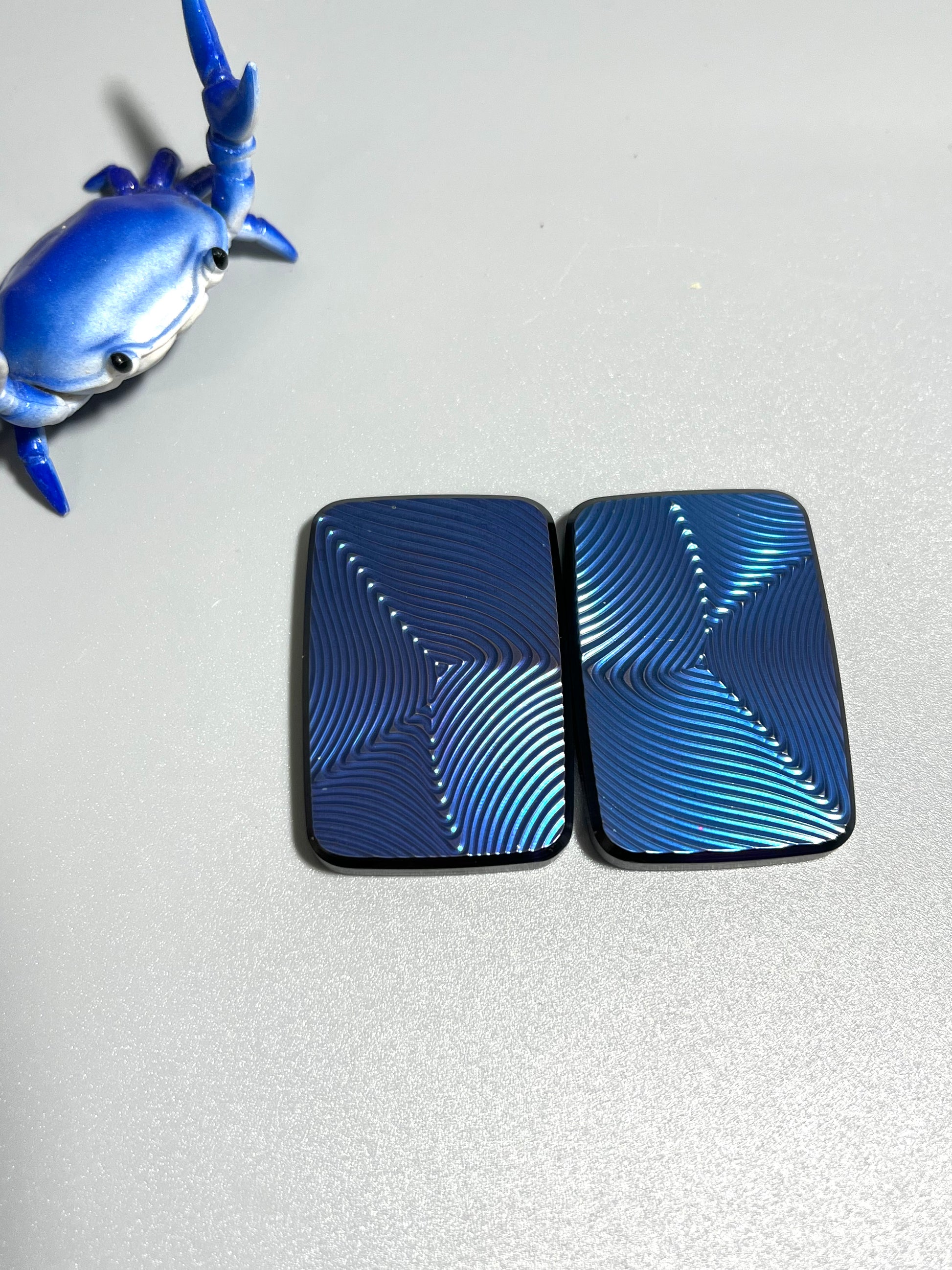 Sliders Titanium Compoform Argyle V3 - laser etched titanium slider – Plants Wake You Up
