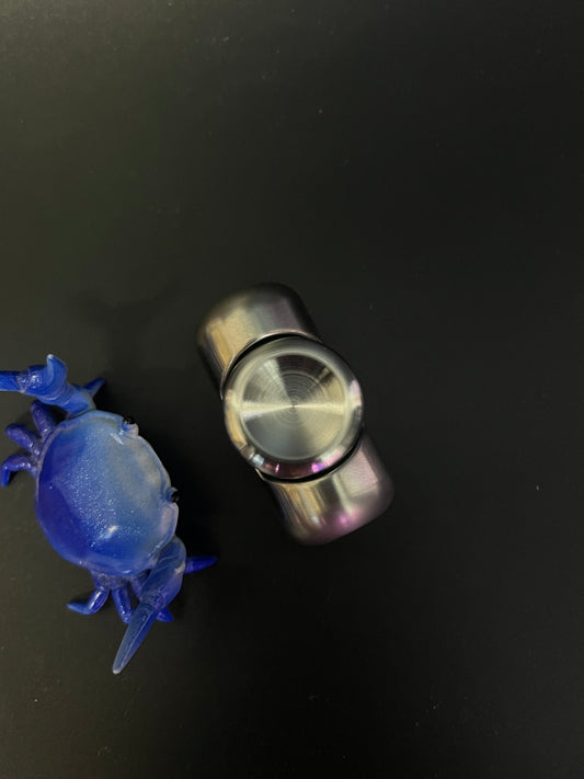 Otto - mini pillar - titanium - fidget spinner - fidget toy