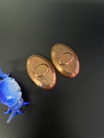 2R zephyr slider - copper with brass plate - fidget slider / fidget toy
