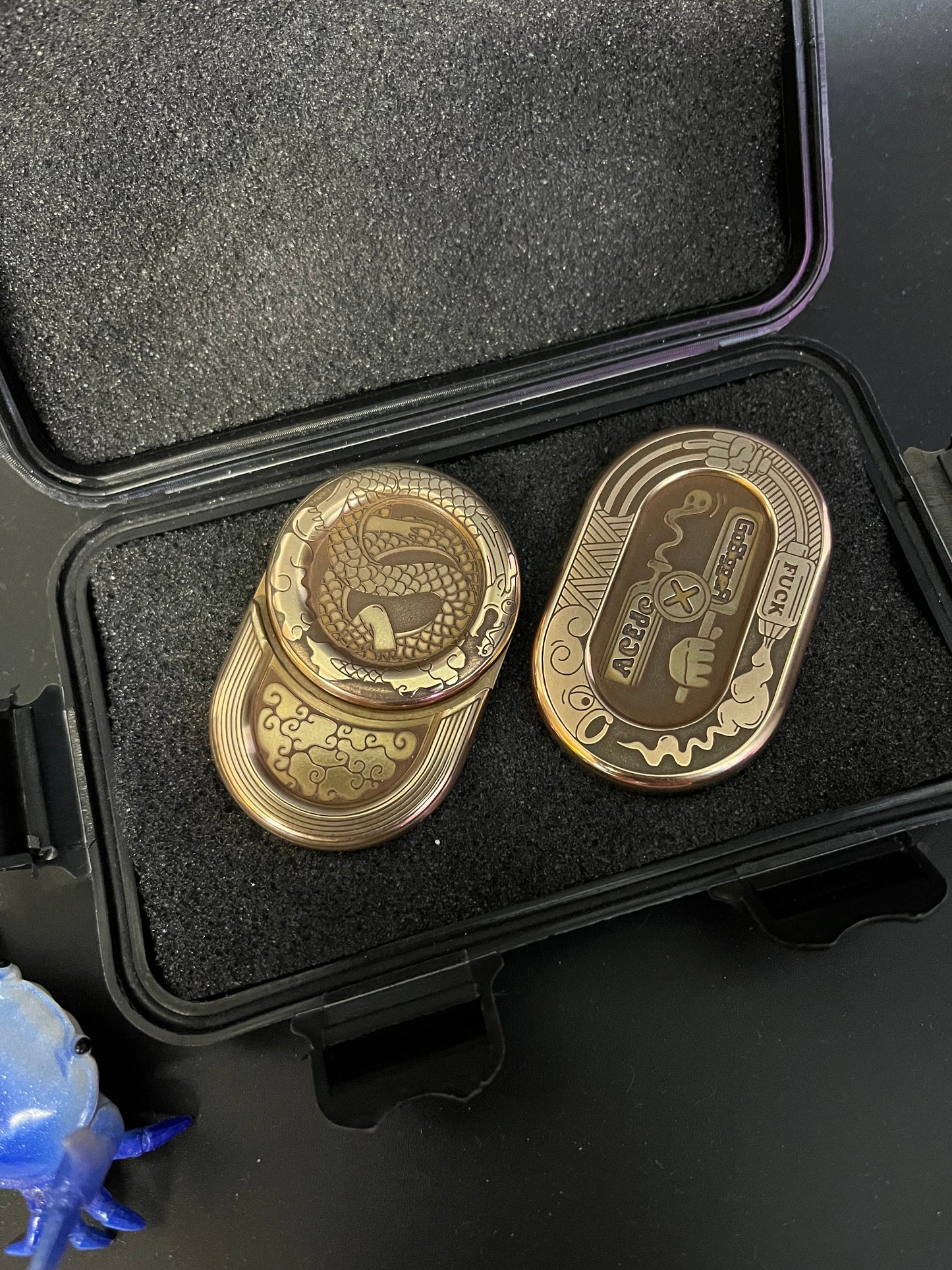 ACEDC x Gobigger - Milkia - Bronze dragon - fidget slider - fidget toy