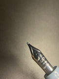 Scribo piuma - broad stub nib - feel grey blue - fountain pen